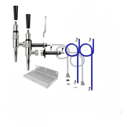 Kegco Premium Dual Tap Door Mount Guinness Kegerator Conversion Kit