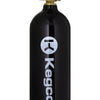 Kegco 15 Cu. Ft. Nitrogen Air Tank with Sleek Black Epoxy Finish - High Pressure Aluminum Gas Cylinder