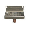 6" Stainless Steel Wall Mount w/Drain