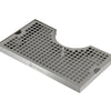 Kegco Surface Mount Drip Tray - 3" Column Cut-Out - SS, No Drain