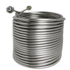 Kegco Jockey Box Stainless Steel Cooling Coil, Left Hand, 120' x 3/8" O.D.