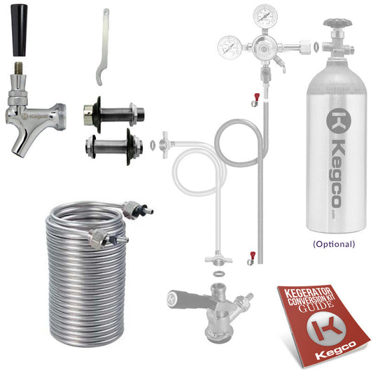 Kegco Build Your Own 50' Coil Tight Wrap Single Faucet For Small Coolers
