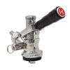 Kegco S System Keg Tap Coupler - Black Lever Handle