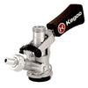 Kegco D System Ergonomic Keg Coupler with Lever Handle and Stainless Steel Probe