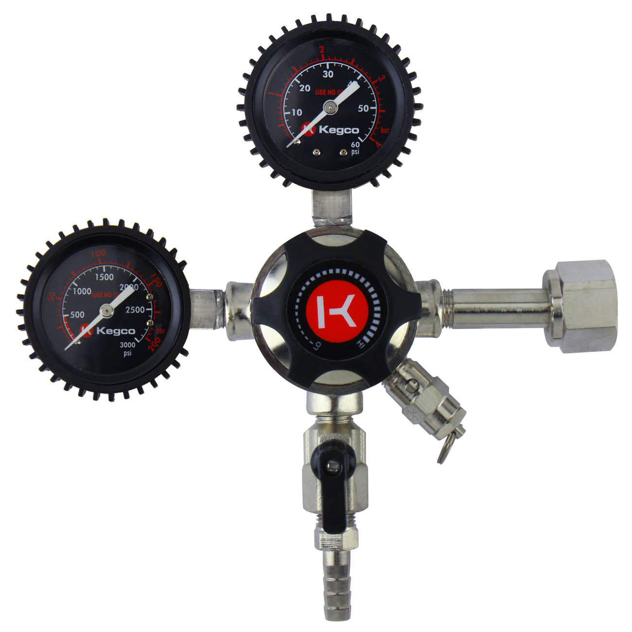 Kegco Elite Series Dual Gauge CO2 Draft Beer Regulator