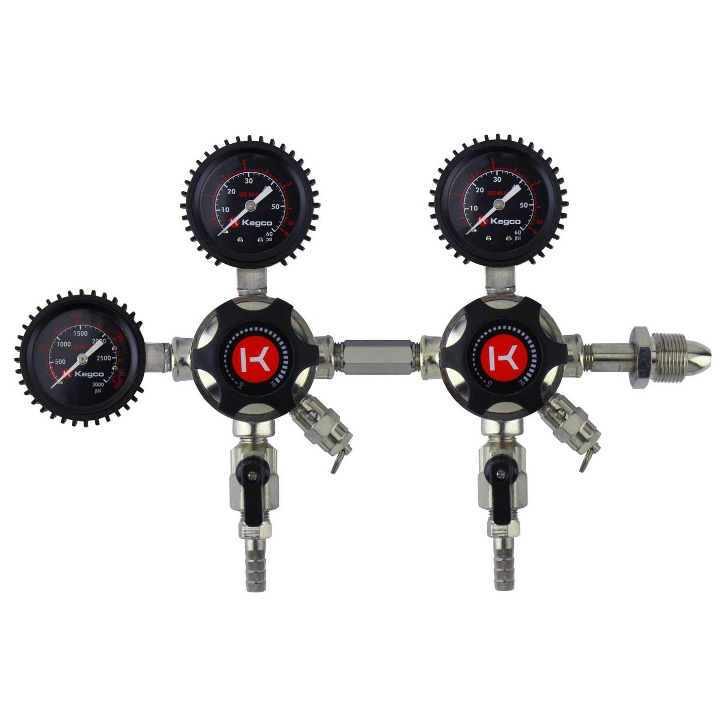 Kegco Elite Series Dual Body Nitrogen Draft Beer Regulator