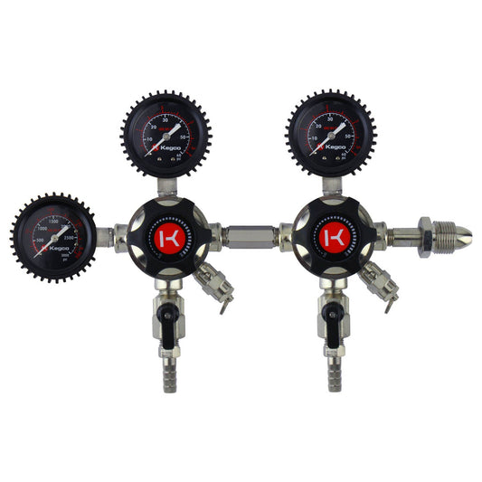 Kegco Elite Series Dual Body Nitrogen Draft Beer Regulator