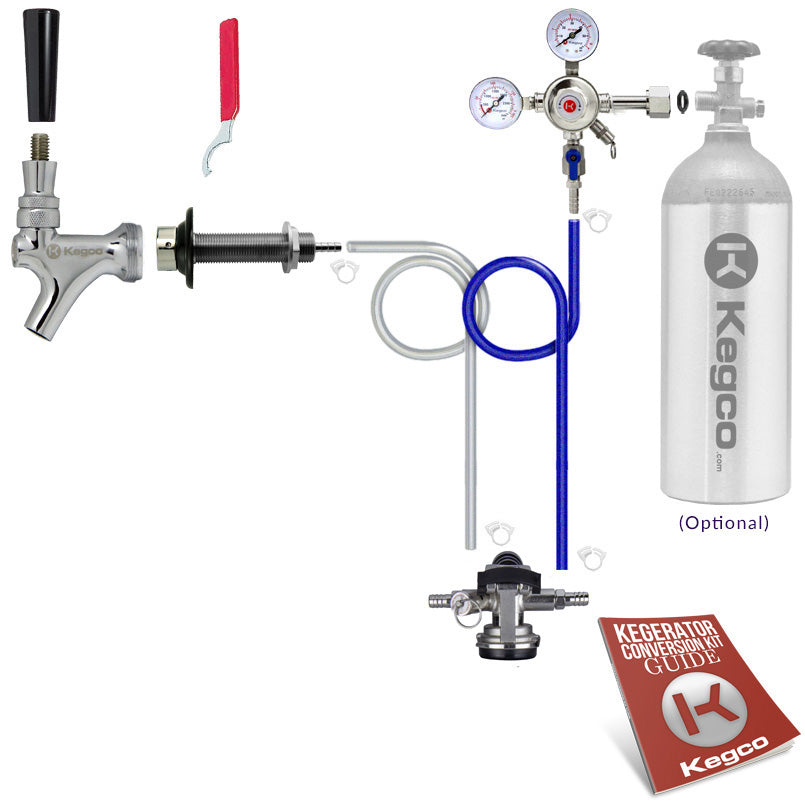 Kegco Kegco Low Profile Door Mount Kegerator Conversion Kit