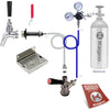 Kegco Premium Door Mount DIY Kegerator Keg Tap Conversion Kit - 100% Stainless Beer Contact