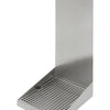 Kegco Inventory Reduction - 8" x 10" x 18" S/S Wall Mount Drip Tray with Drain - 2 Shank Holes