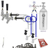 Kegco Standard Homebrew Two Double Tap DIY Kegerator Conversion Kit