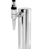 Kegco 12" Single Faucet Polished Stainless Steel Draft Beer Tower w/ Stout Beer Faucet