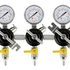 Kegco Commercial Grade Three Gauge Secondary Regulator