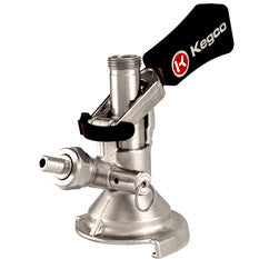 Kegco D System Keg Tap - Black Lever Handle