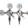 Kegco Pro Series Two Pressure Primary CO2 Draft Beer Regulator Battery