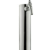 Kegco 14" Tall Polished Stainless Steel 1-Faucet Draft Beer Tower - Perlick Faucet