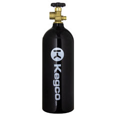 Kegco 22 Cu. Ft. Nitrogen Air Tank - High Pressure Aluminum Gas Cylinder
