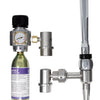 Kegco Premium Mini Nitrogen Regulator Portable Dispense Kit