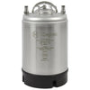 Kegco Kegs 2.5 Gallon Ball Lock Keg - Strap Handle - NSF Approved