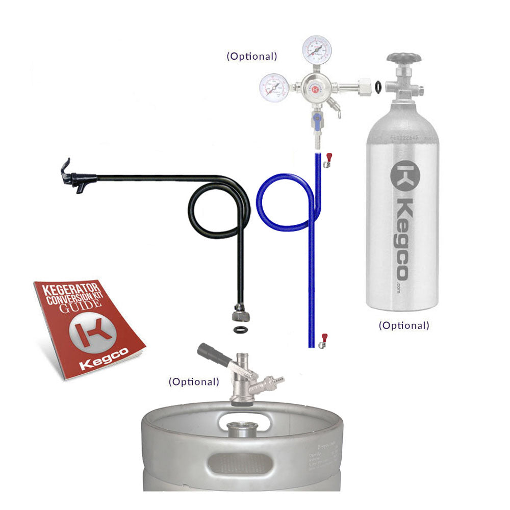 Kegco Standard Single Faucet Party Kegerator Conversion Kit
