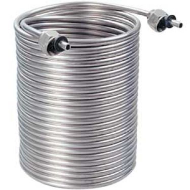 MicroMatic Jockey Box Stainless Steel Cooling Coil, 70' x 5/16" OD