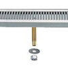 MicroMatic 16" Bevel Edge Stainless Steel Drip Tray with Drain